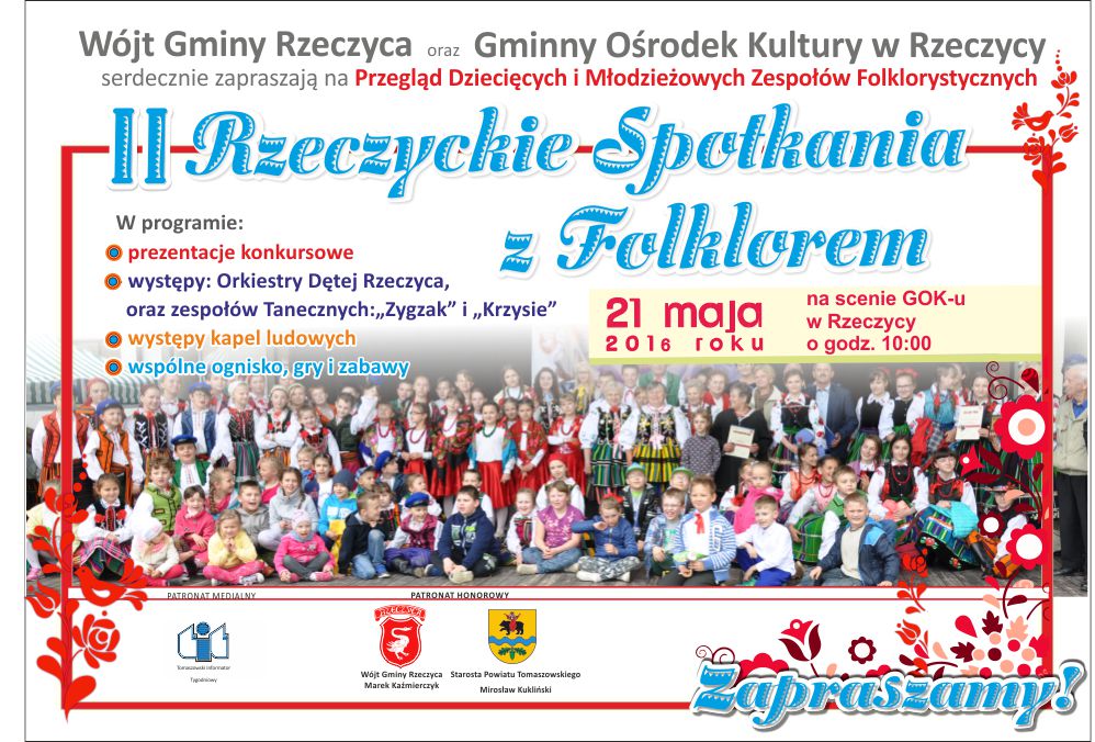 folklor rzeczyca plakat2016 www