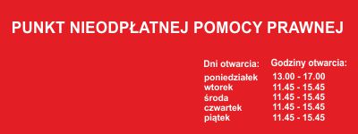 tablica pomoc prawna rzeczyca