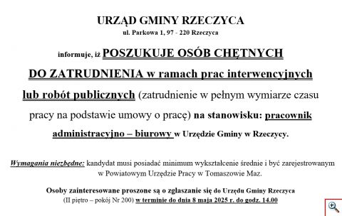 Ogloszenie praca