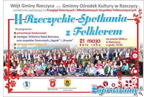 folklor rzeczyca plakat2016 www