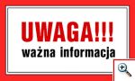 ważna informacja