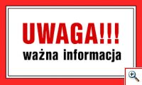 ważna informacja